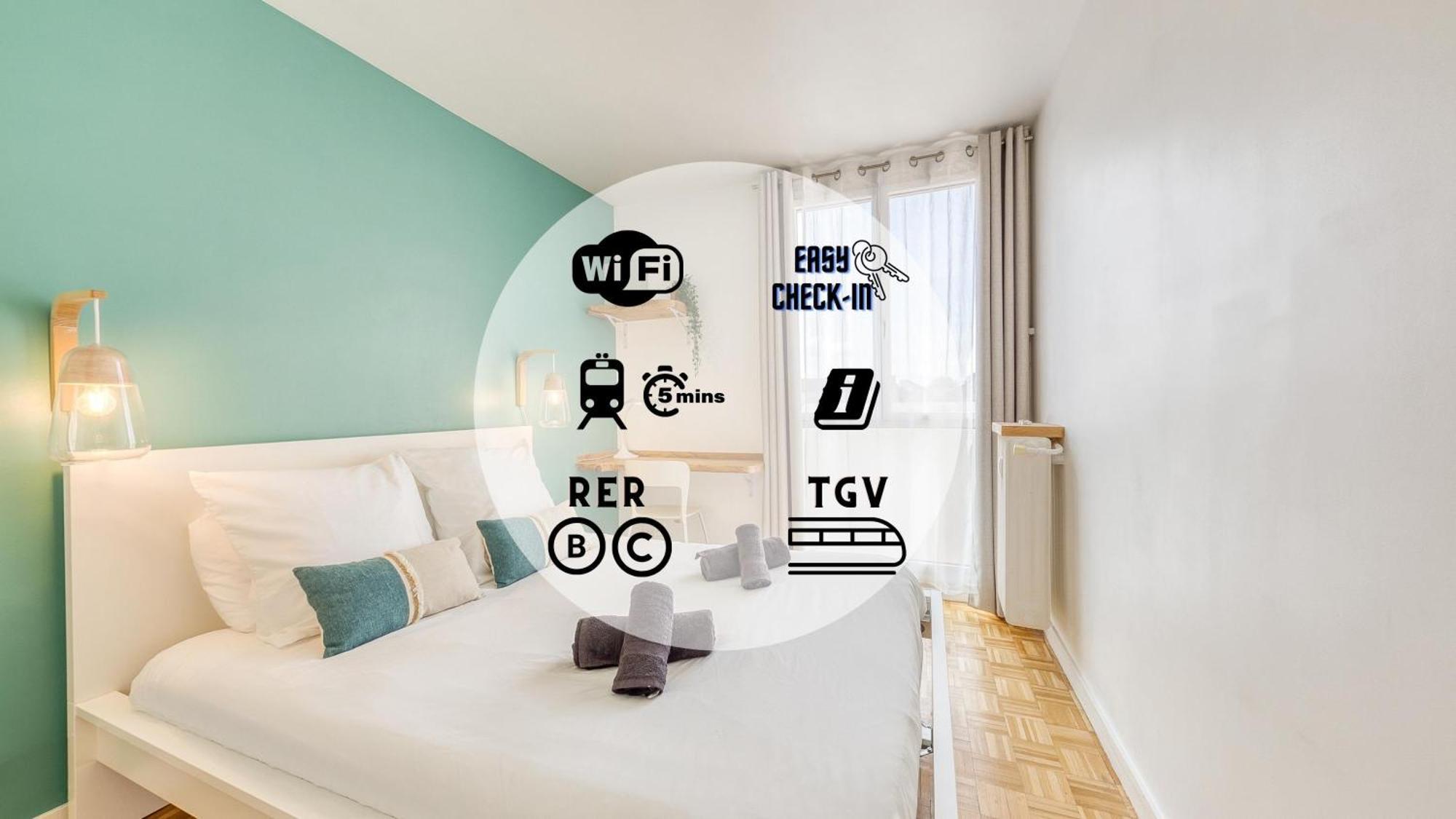 Blue Dream - Rer B&C - Netflix / Disney+/ Easy Check-In Massy  Dış mekan fotoğraf